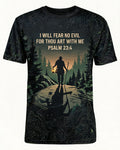 Christian Shirt Green I Will Fear No Evil Hunting AOP T-shirt