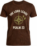 Christian Shirt Minimalist The Lord Leads Hunting AOP T-shirt