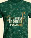 Youth Christian Hunting Shirt Little Hunter Big Shepherd AOP T-shirt