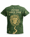 Christian Hunting Shirt Lion Hearted In The Timber AOP Tee