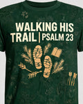 Father Son Christian Hunting Shirt Walking His Trail AOP Tee