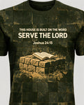 Christian Cross Shirt This House Is Built On The Word AOP Tee
