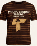 Men’s Christian Shirt Strong Enough To Serve AOP Tee