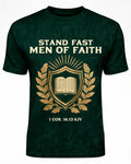 Stand Fast Christian Shirt Men Of Faith Short-sleeve AOP T-shirt