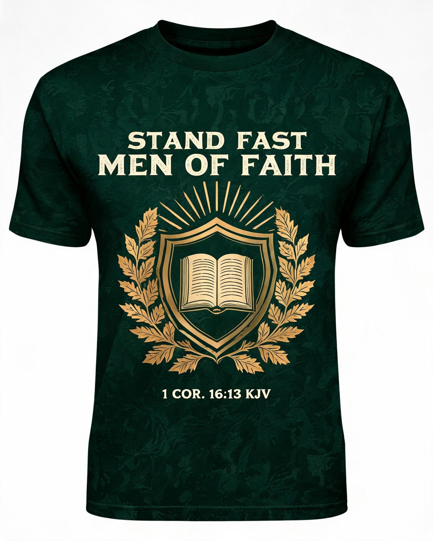 Stand Fast Christian Shirt Men Of Faith Short-sleeve AOP T-shirt