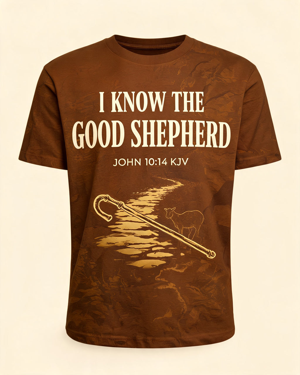 Good Shepherd Christian Shirt For Good Men Short-sleeve AOP T-shirt