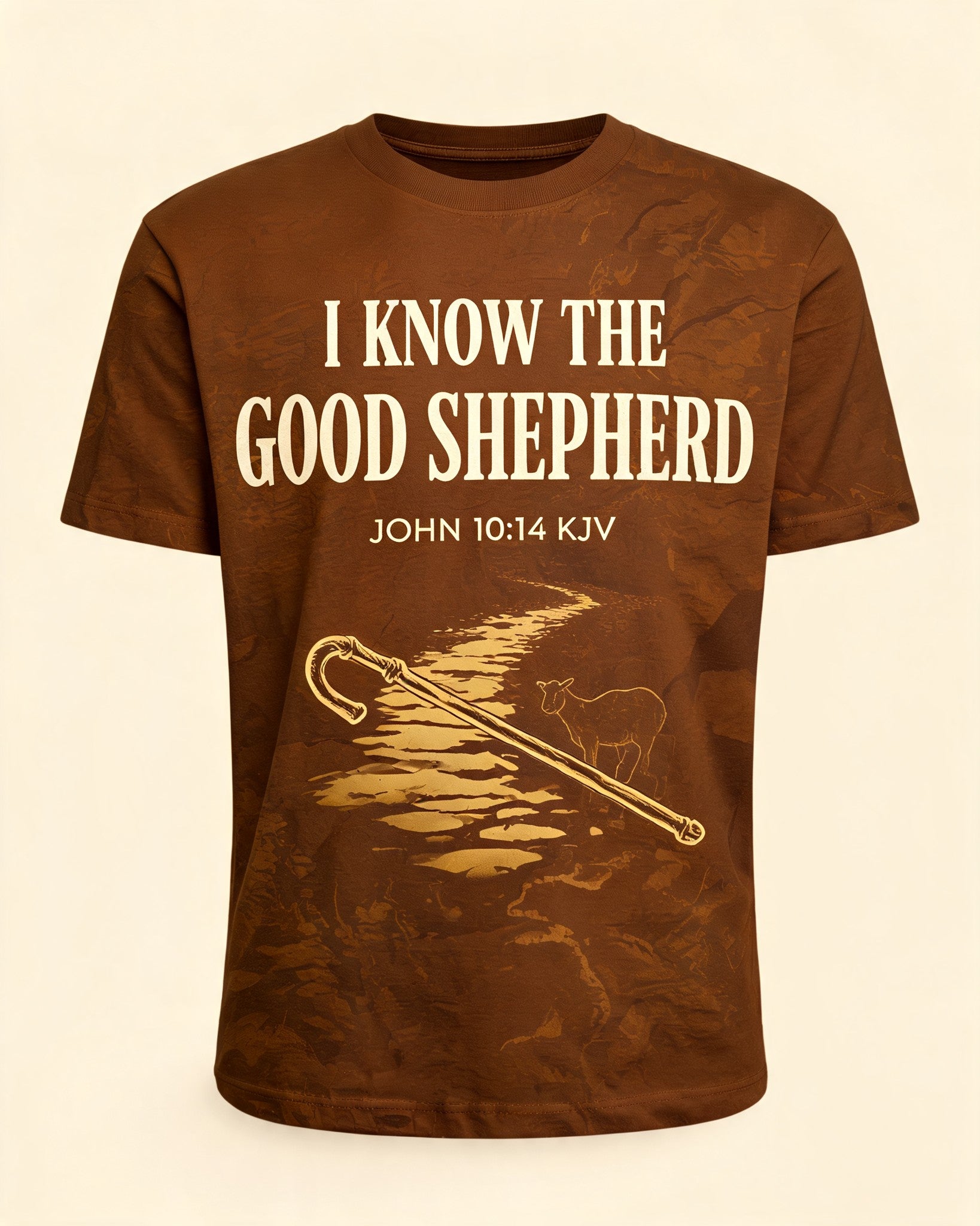 Good Shepherd Christian Shirt For Good Men Short-sleeve AOP T-shirt