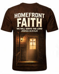 As For Me And My House Shirt Serve The Lord Homefront Short-sleeve AOP T-shirt