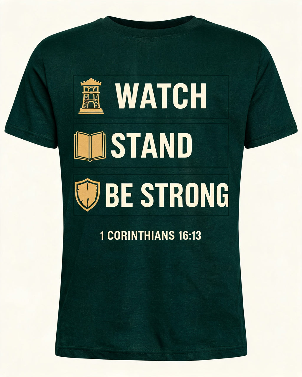 Watch Stand Be Strong Shirt Short-sleeve AOP T-shirt