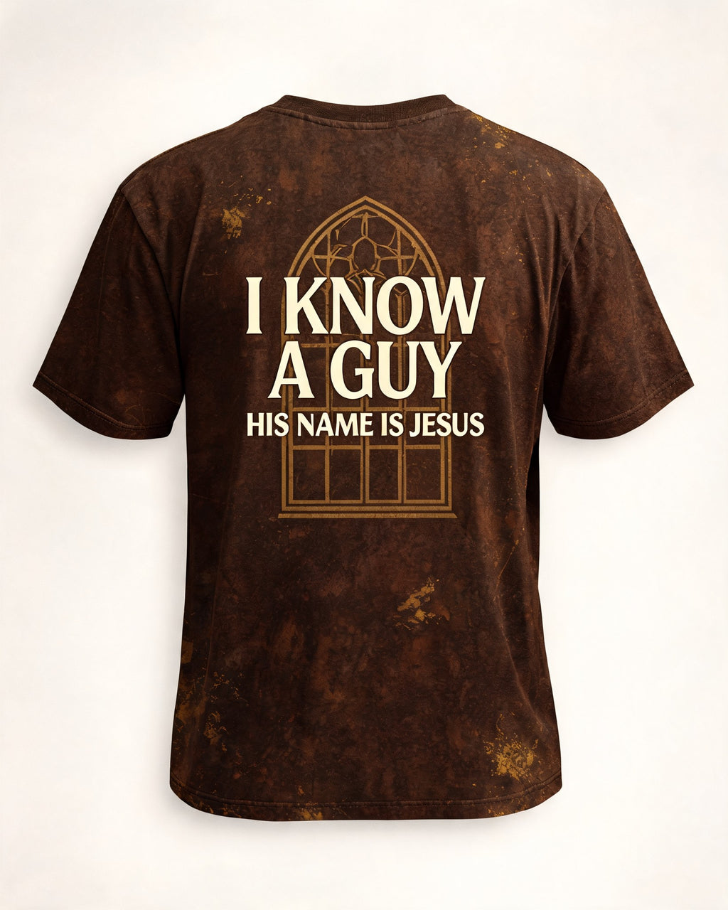 I Know A Guy Christian Shirt Redeemer Short-sleeve AOP T-shirt