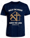 Christian Shirt Cross Build The House Cross AOP Tee