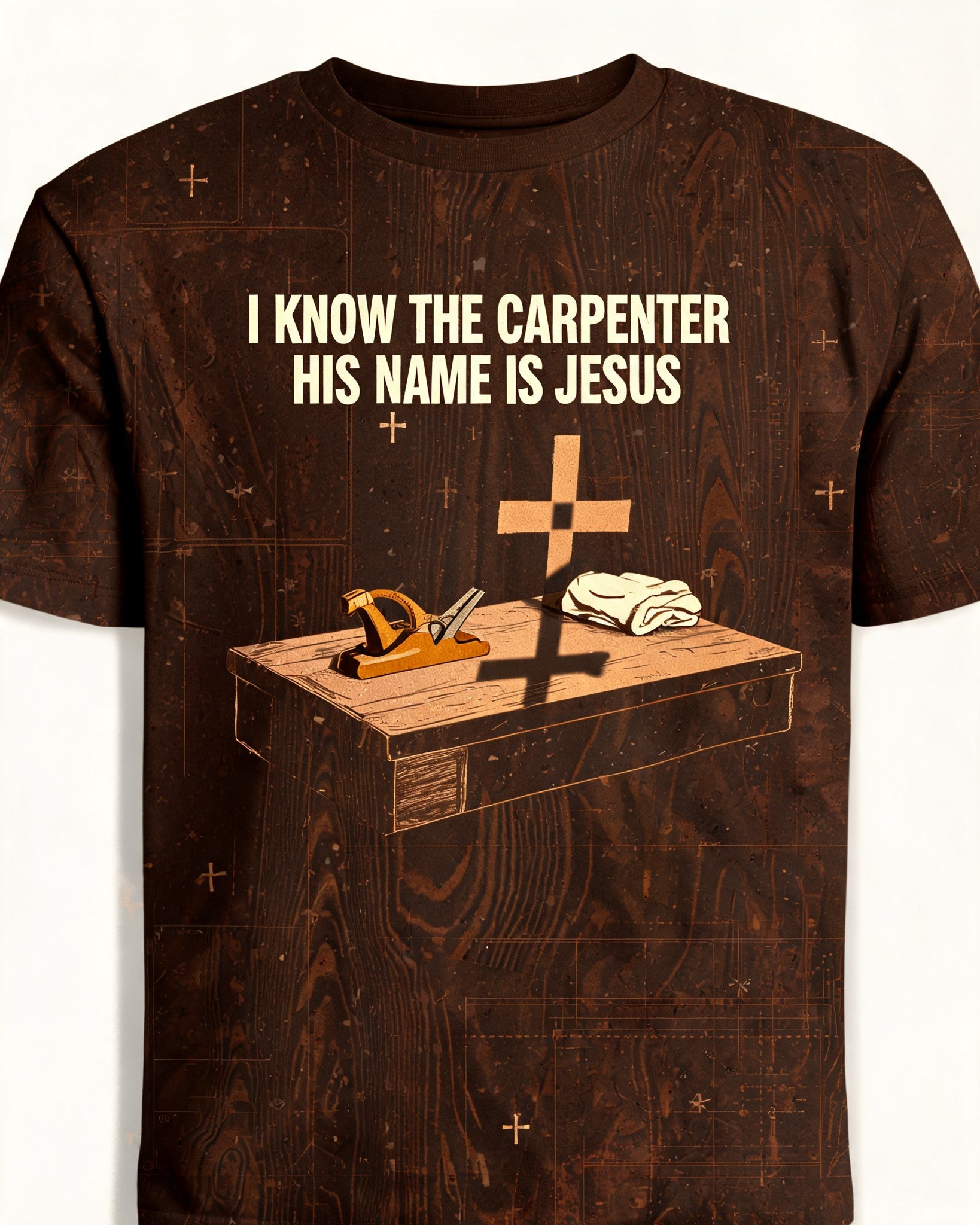 Christian Shirt I Know A Guy The Carpenter Jesus AOP Tee
