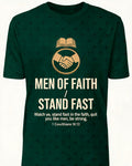 Christian Shirts For Men Near Me Men Of Faith Stand Fast AOP Tee