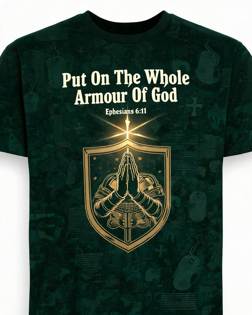 Armor Of God Christian Veteran AOP T-shirt