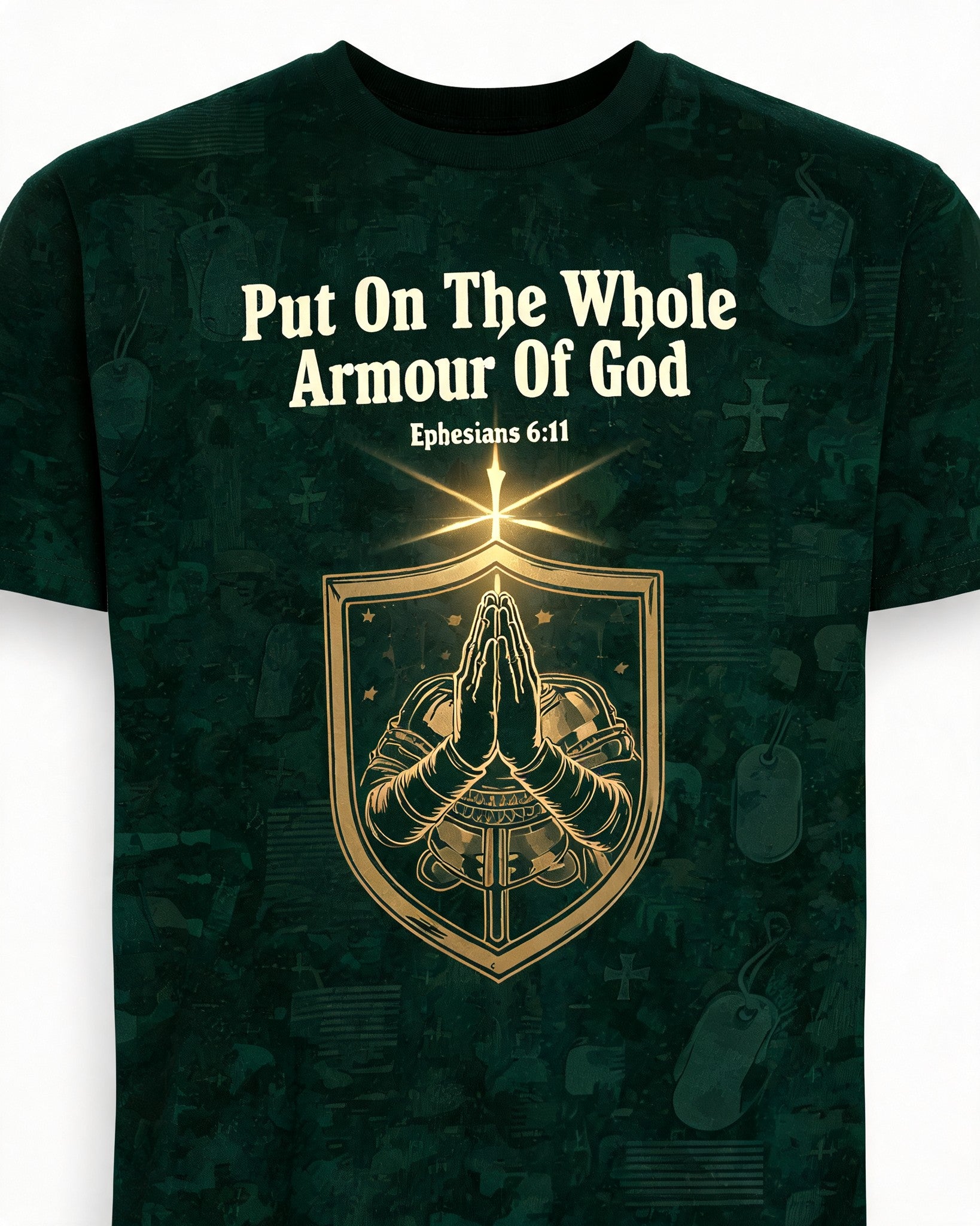 Armor Of God Christian Veteran AOP T-shirt