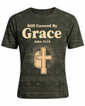 Christian Veteran Shirt Still Covered By Grace AOP T-shirt
