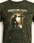 Christian Veteran Shirt - Frontline Faith Short Sleeve AOP Tee