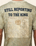 Christian Veteran Shirt Still Reporting To The King AOP T-shirt