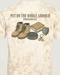 Christian Veteran Shirt Put On The Whole Armour AOP T-shirt