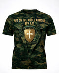 Christian Veteran Armor Of God Shirt Ephesians 6 AOP T-shirt