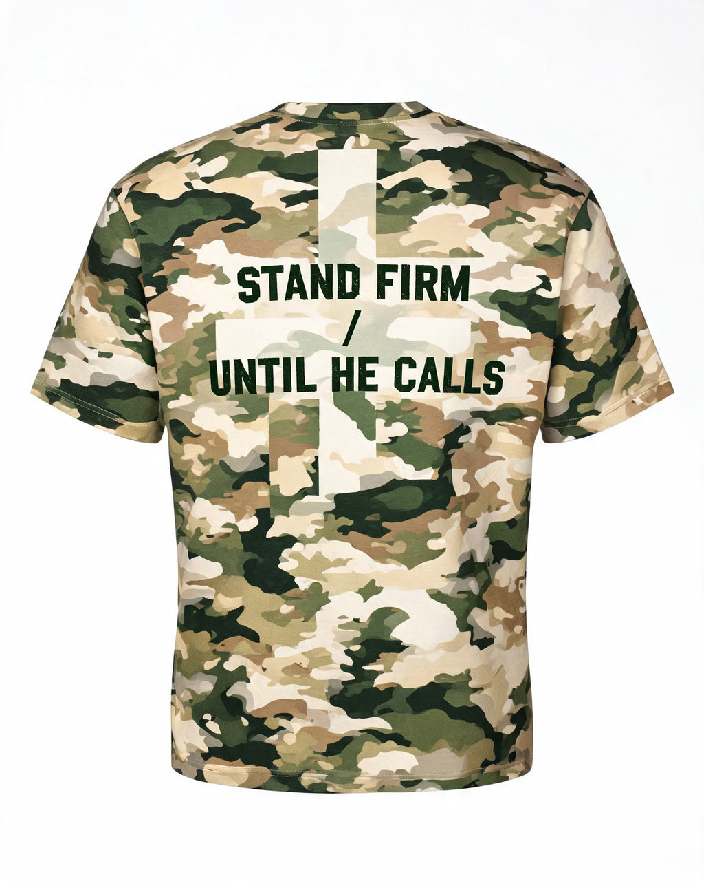 Christian Shirt Camo Veteran Stand Firm AOP T-shirt