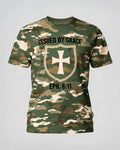 Christian Shirt Camo Armor Issued By Grace AOP T-shirt