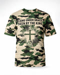 Christian Shirt Camo Camo Under Grace Short-sleeve AOP T-shirt