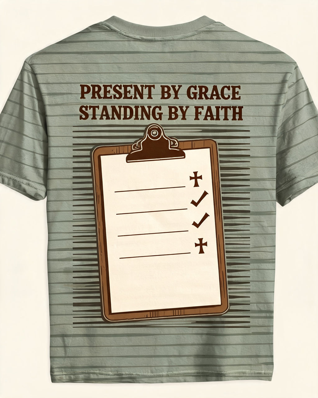 Mens Christian Veteran Shirt Church Roll Call Short-sleeve AOP T-shirt