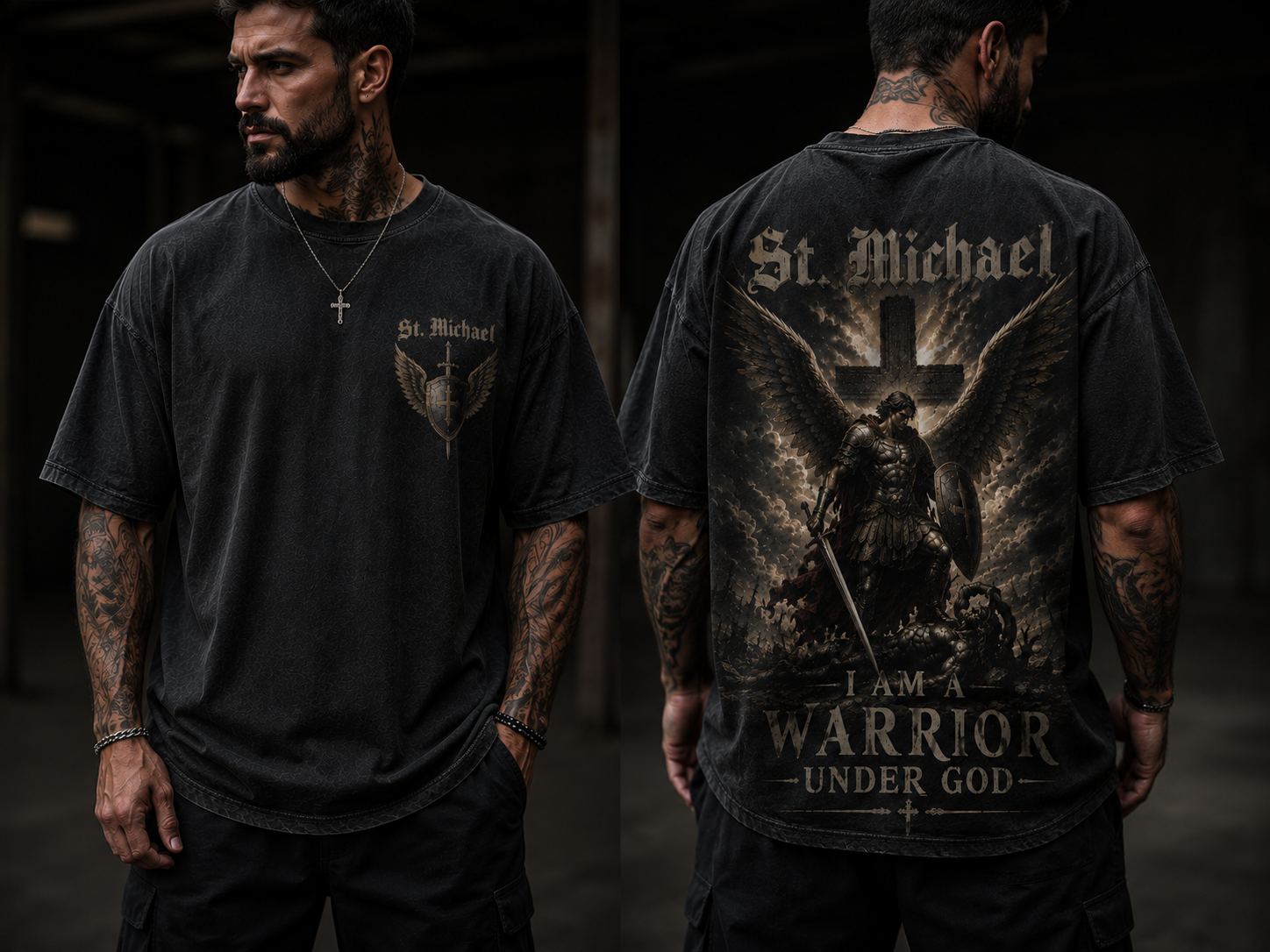 St. Michael: Warrior Under God T-Shirt