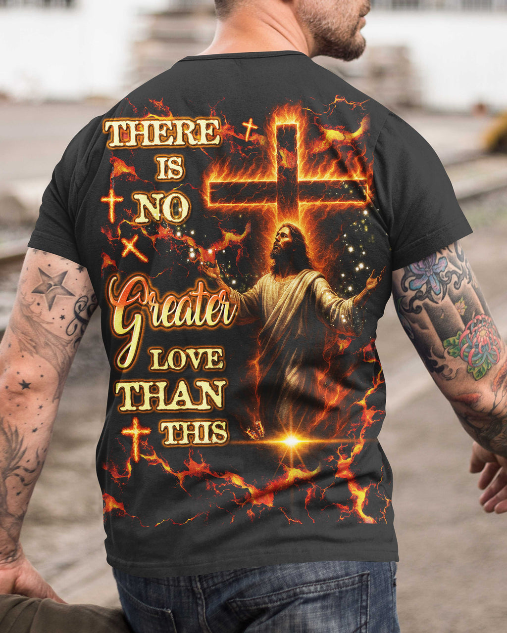 There Is No Greater Love Than This All Over Print T-shirt