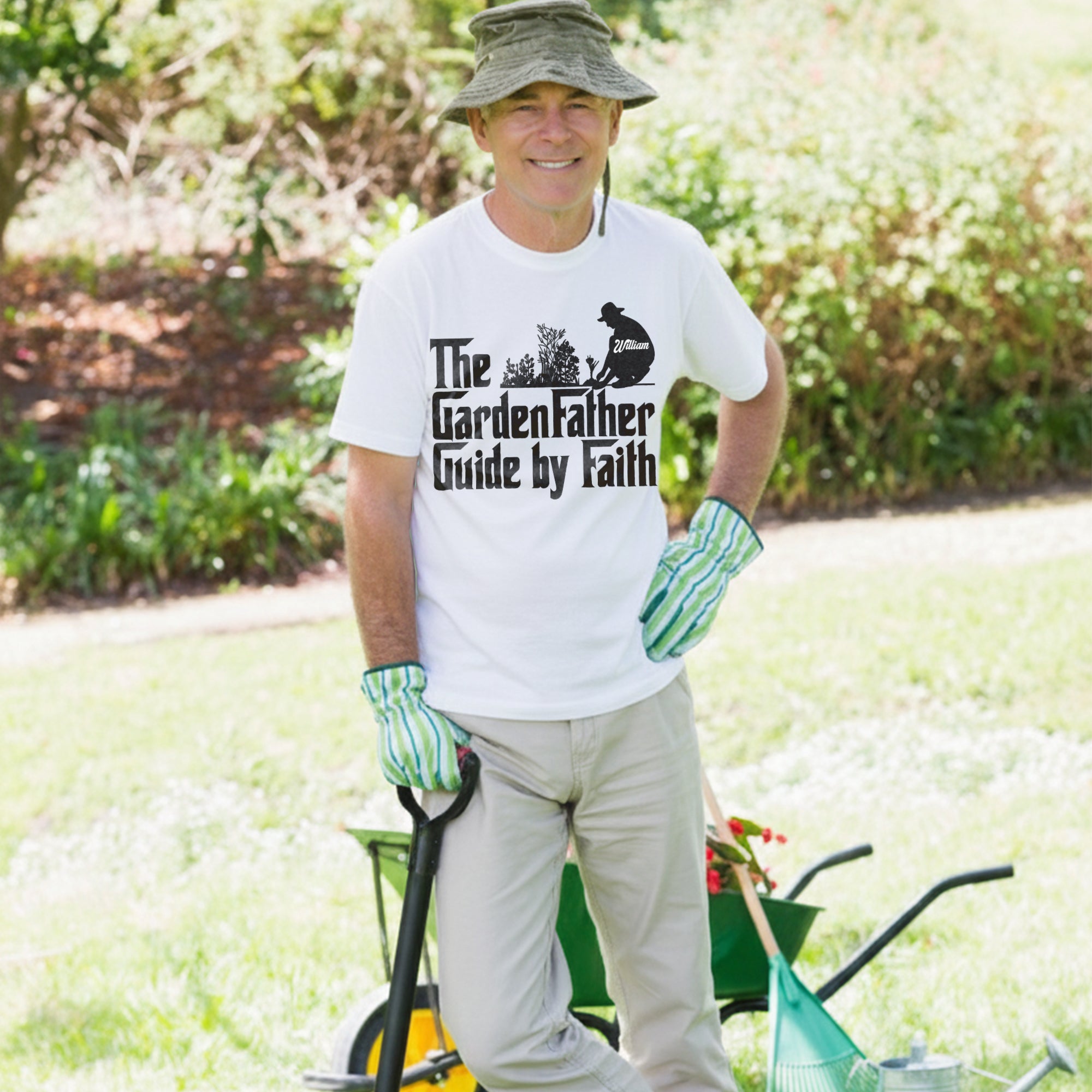 The Fathergarden Guide By Faith T-Shirt