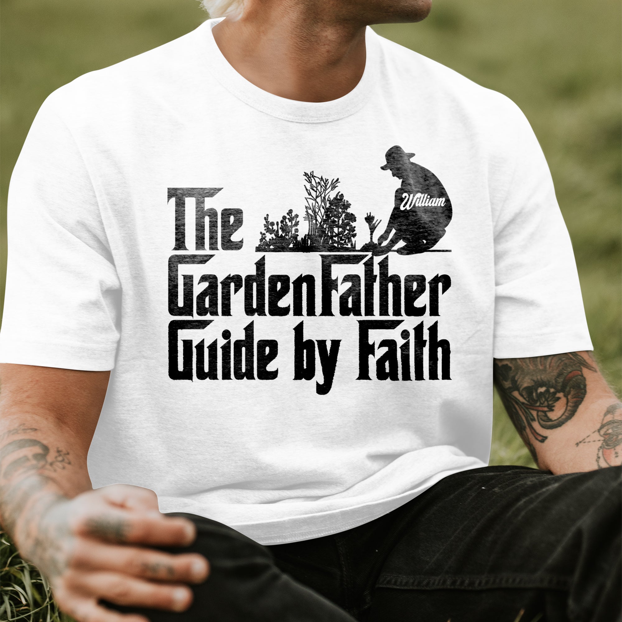 The Fathergarden Guide By Faith T-Shirt