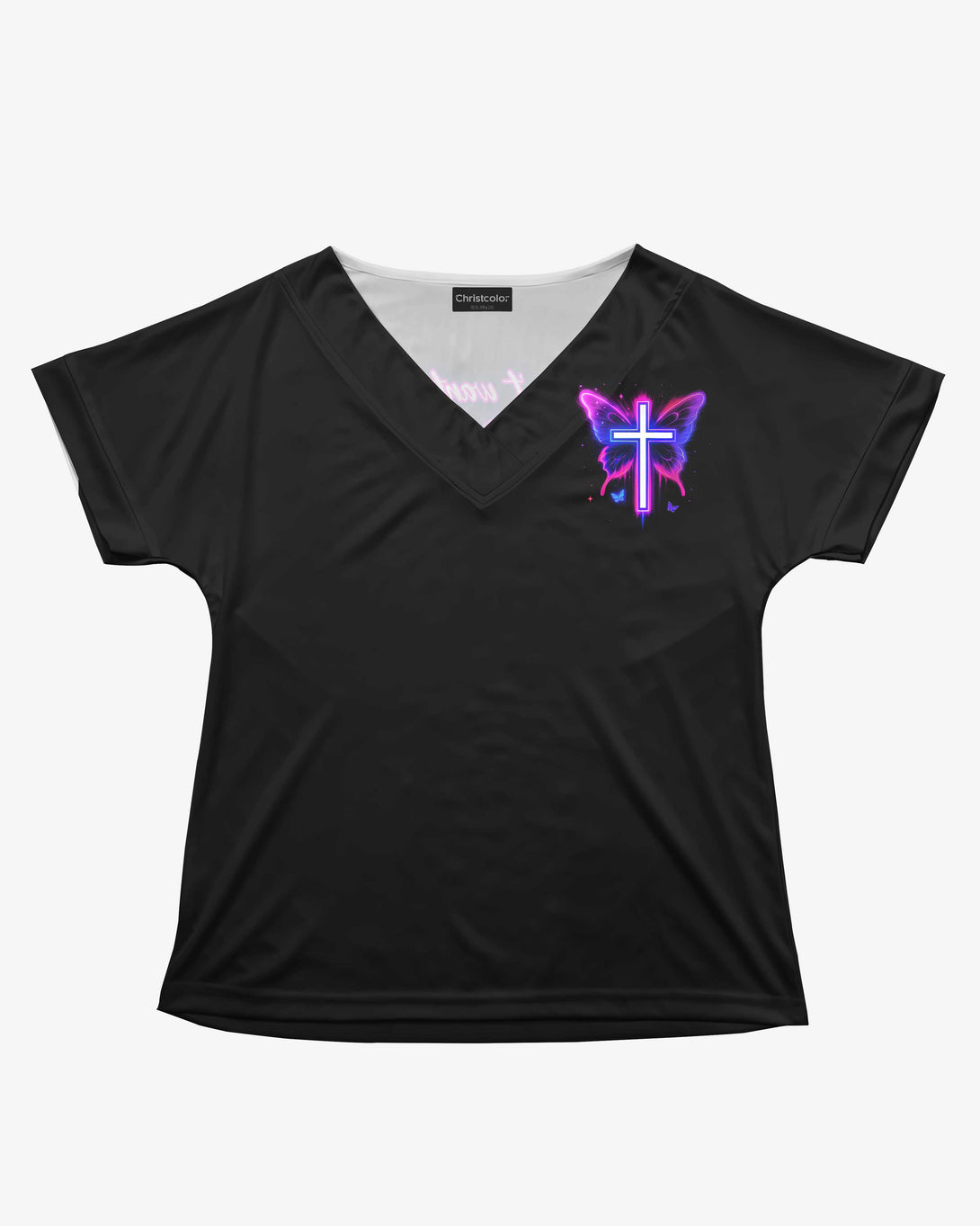 I Want To Be In God’s Hands All Over Print All Over Print V-neck Dolman Sleeves Shirt