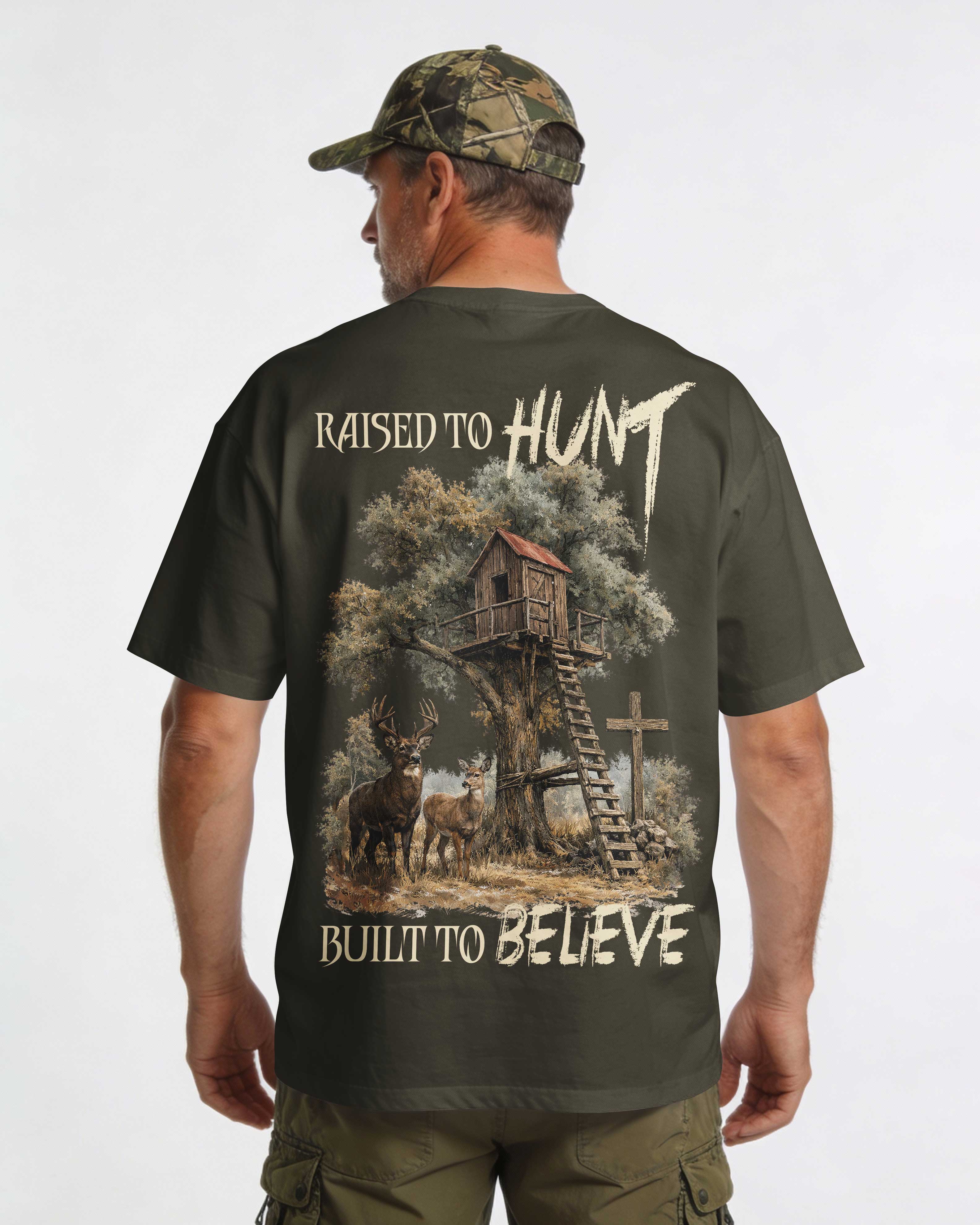 Raised To Hunt Built To Believe T-Shirt