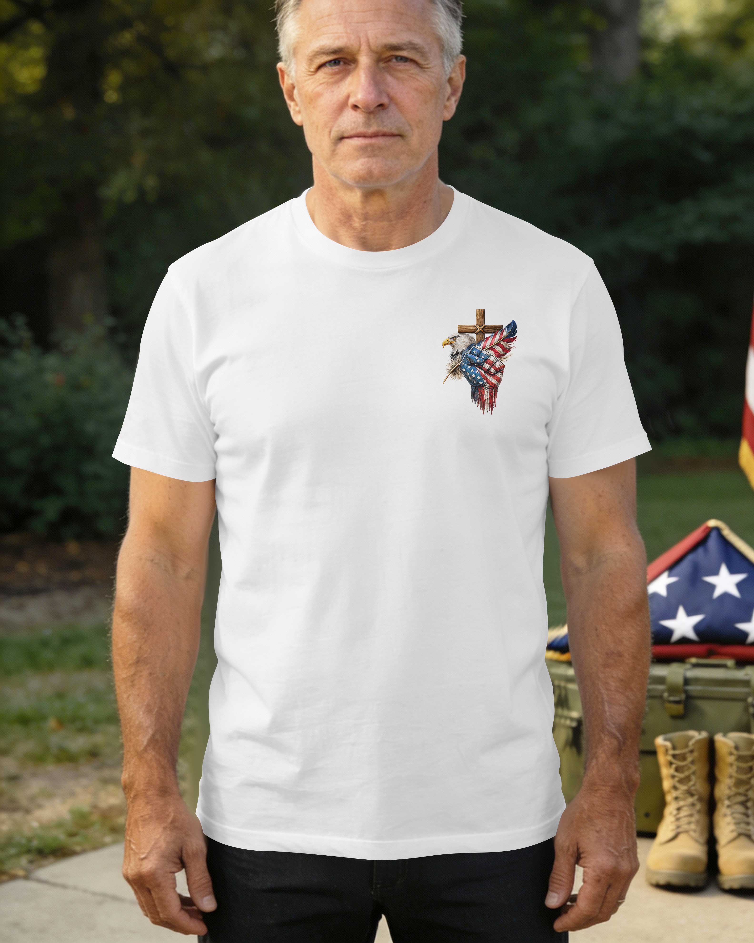 Blessed Nation. Enduring Faith. 250 Years Free. T-Shirt