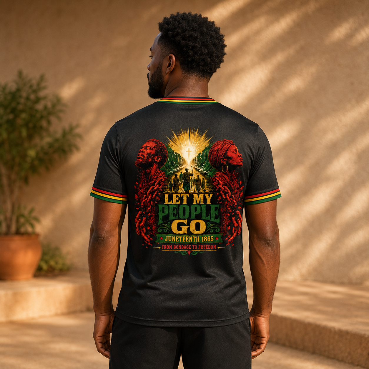 Let My People Go Juneteenth 1865 From Bondage To Freedom T-Shirt
