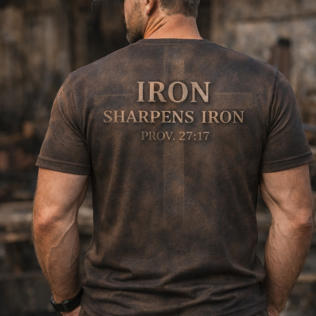 Iron Sharpens Iron Prov. 27:17 T-Shirt