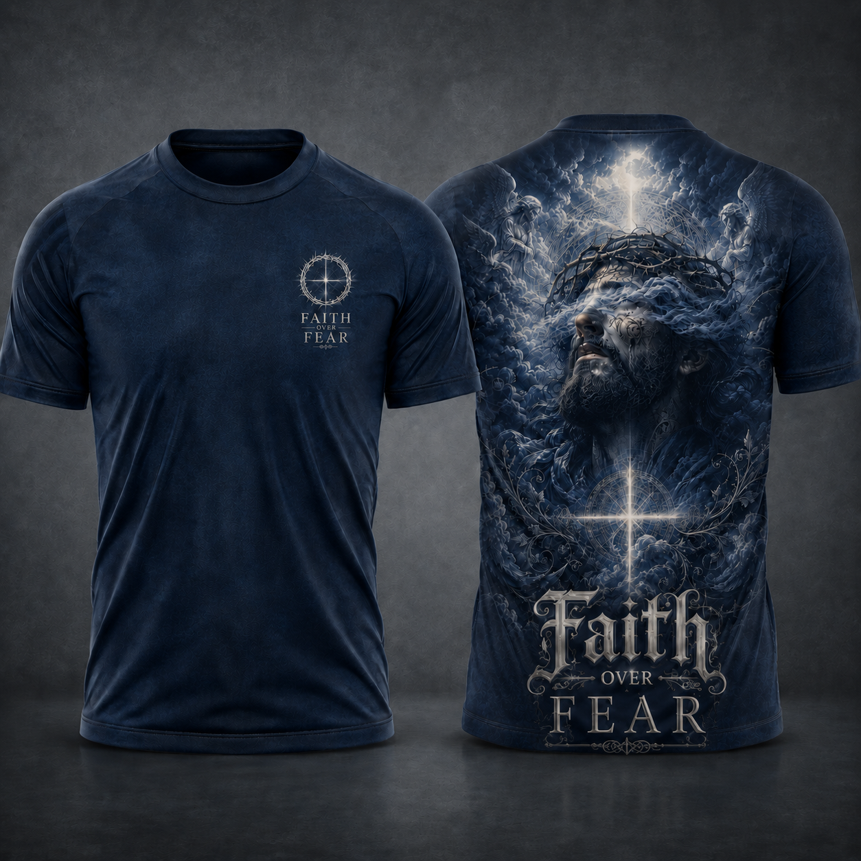Faith Over Fear Cross T-Shirt