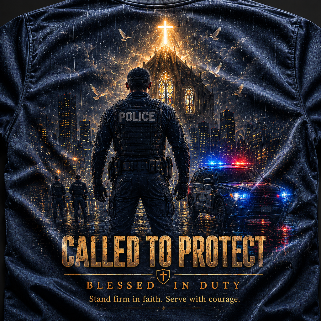 Called To Protect Blessed In Duty T-Shirt