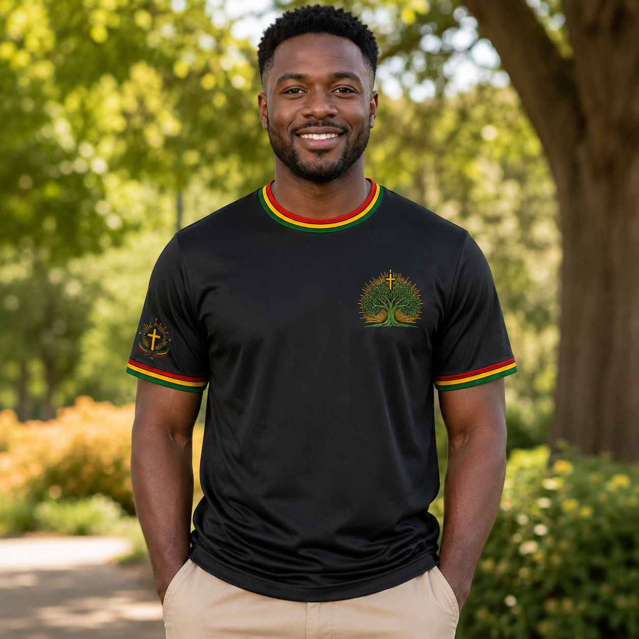Cross And Tree Of Life T-Shirt