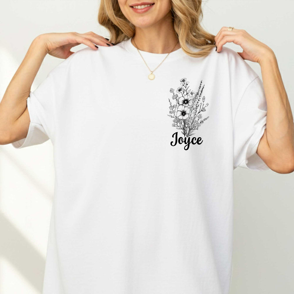 Consider How The Wildflowers Grow Two Sided T-Shirt