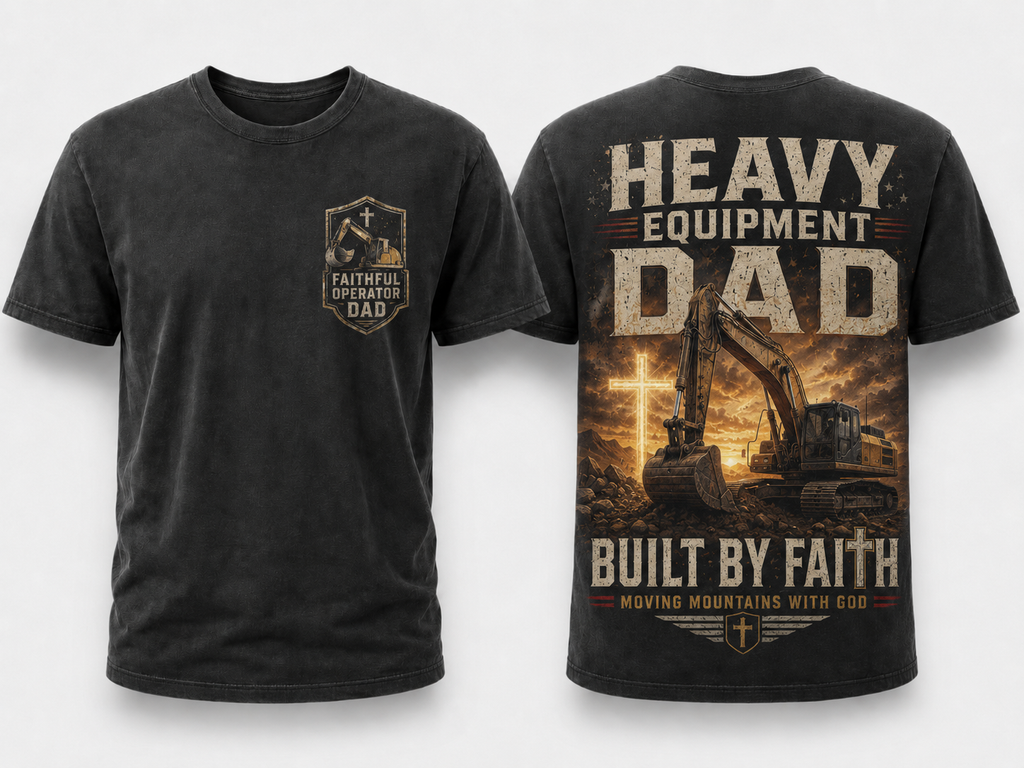 Heavy Equipment Dad  T-Shirt