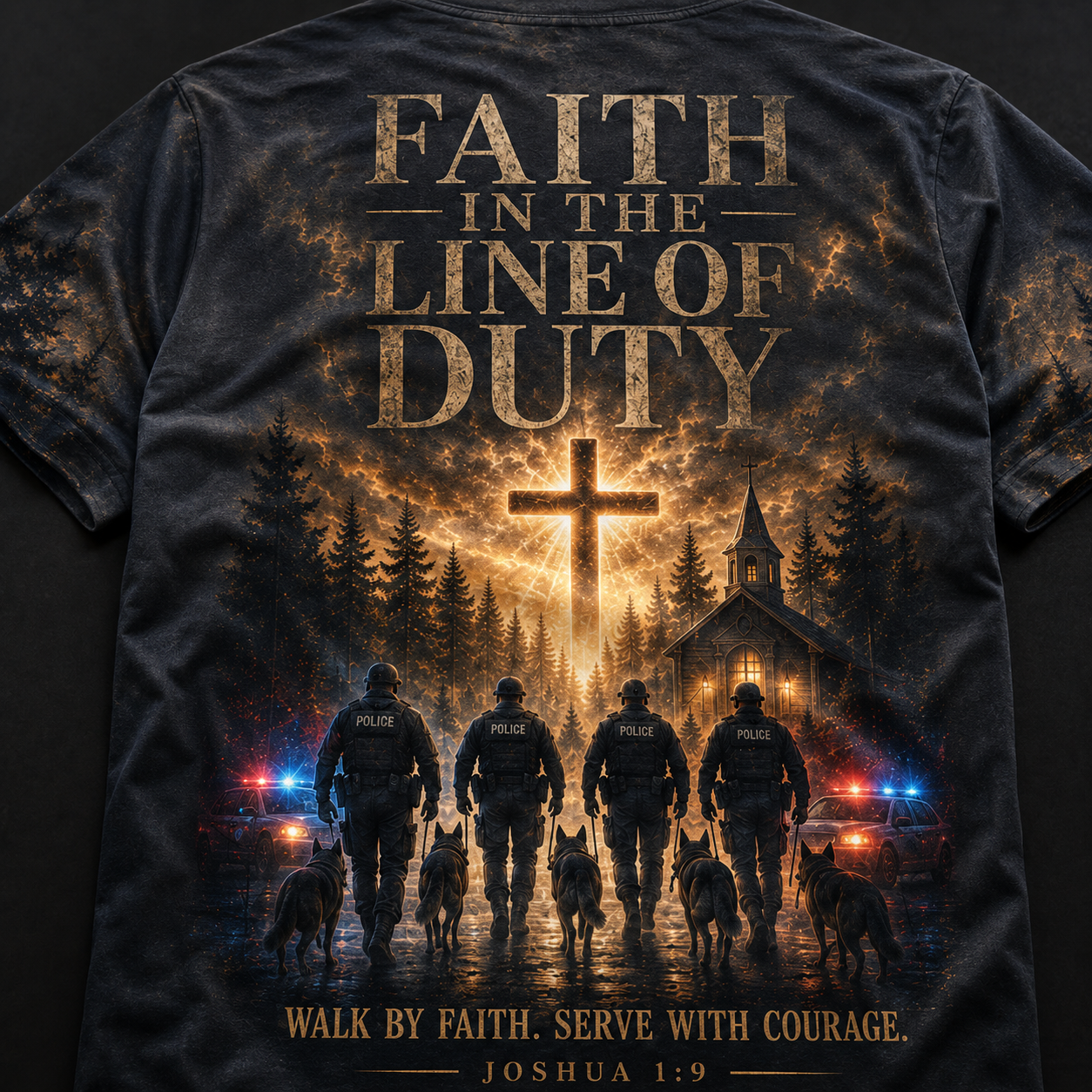 Faith In The Line Of Duty T-Shirt