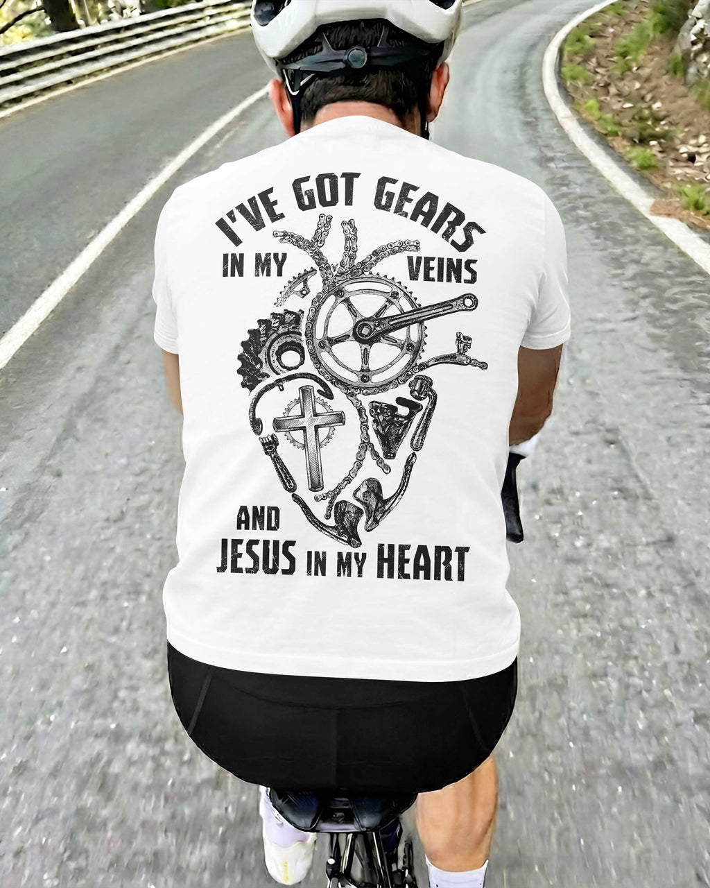 I've Got Gears In My Veins And Jesus In My Heart T-Shirt