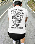 I've Got Gears In My Veins And Jesus In My Heart T-Shirt
