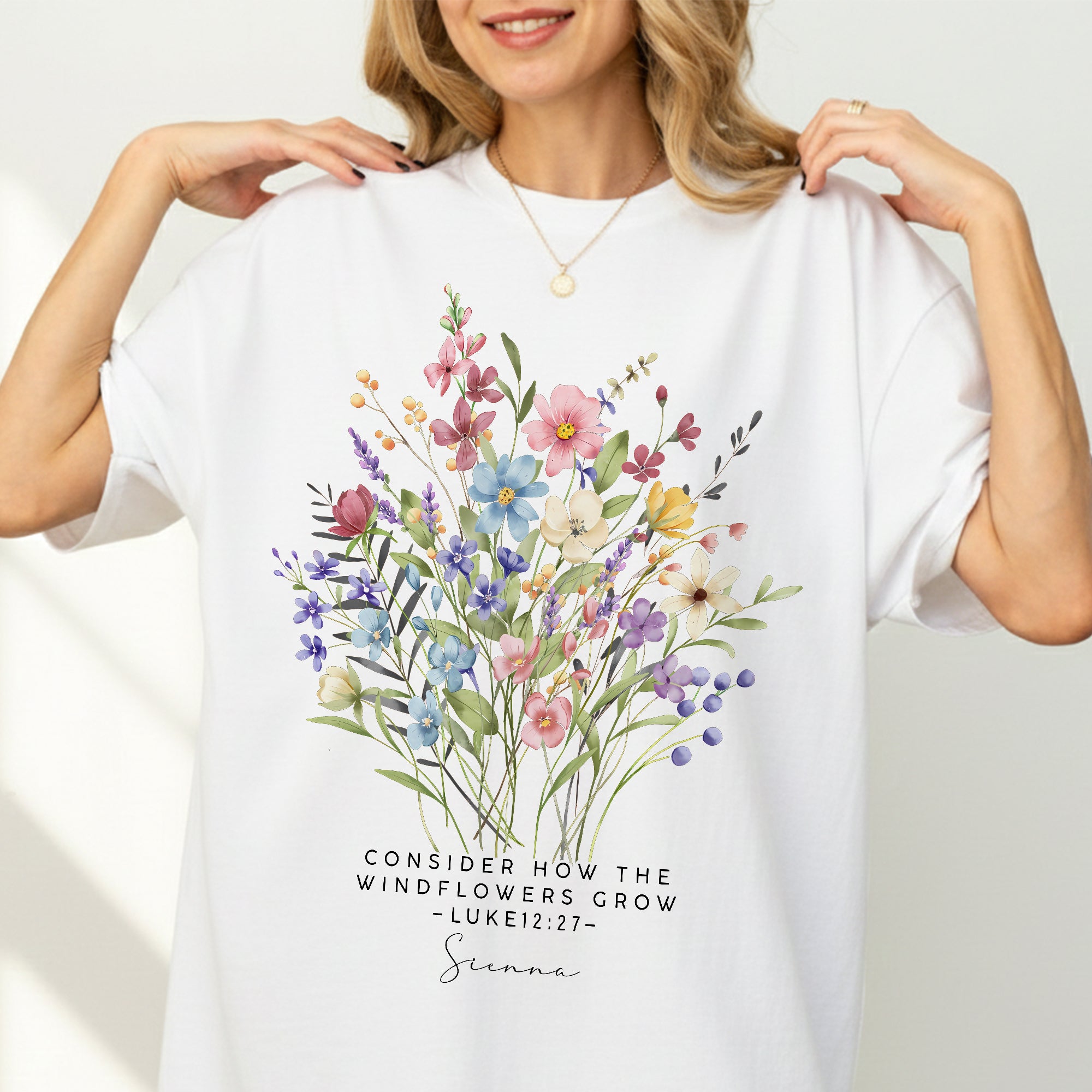 Consider How The Wildflowers Grow Gardening T-Shirt