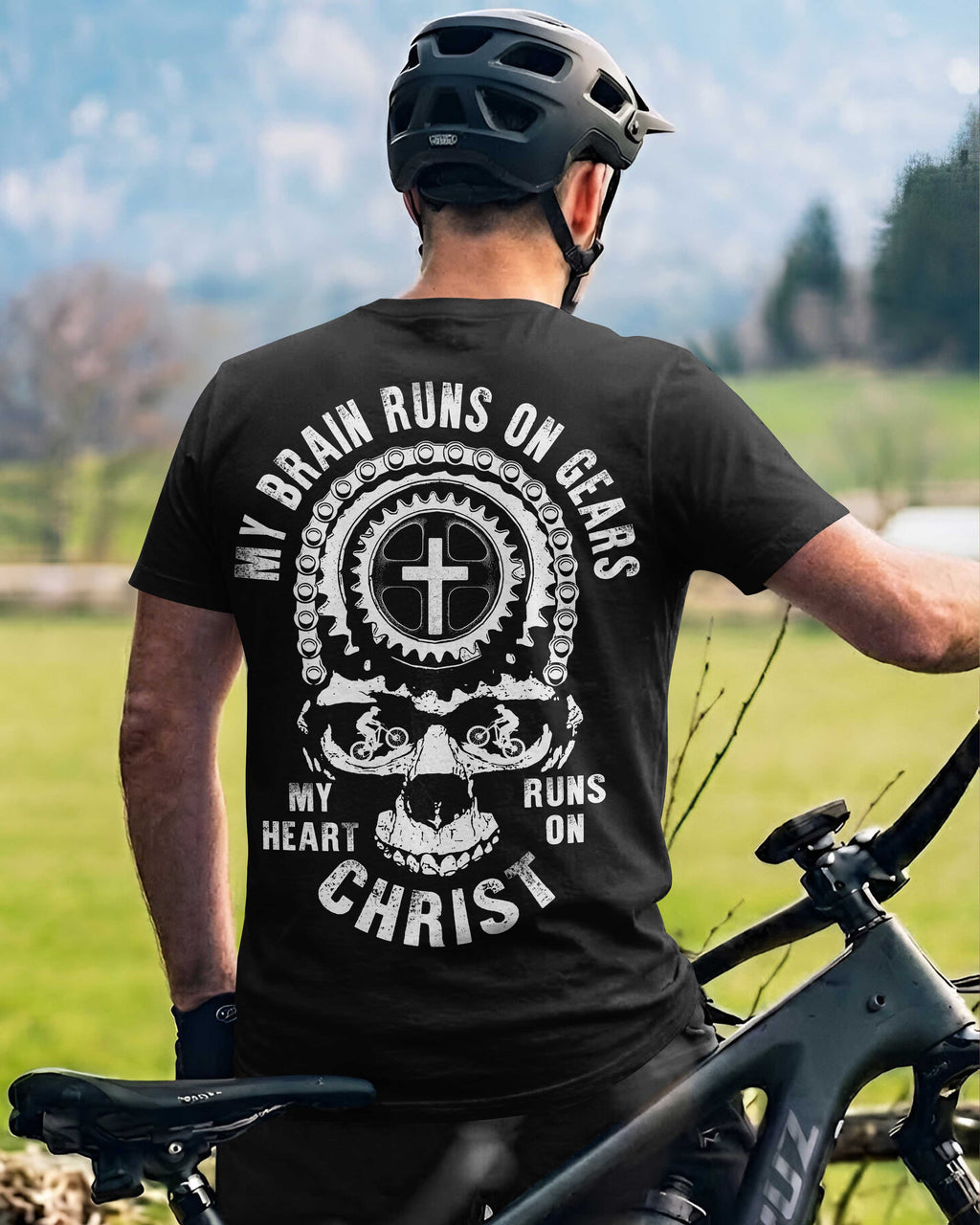 My Brain Runs On Gears My Heart Runs On Christ T-Shirt