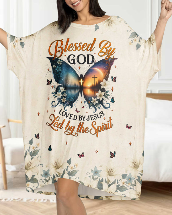 Blessed By God Loved By Jesus Led By The Spirit Sleep Tee