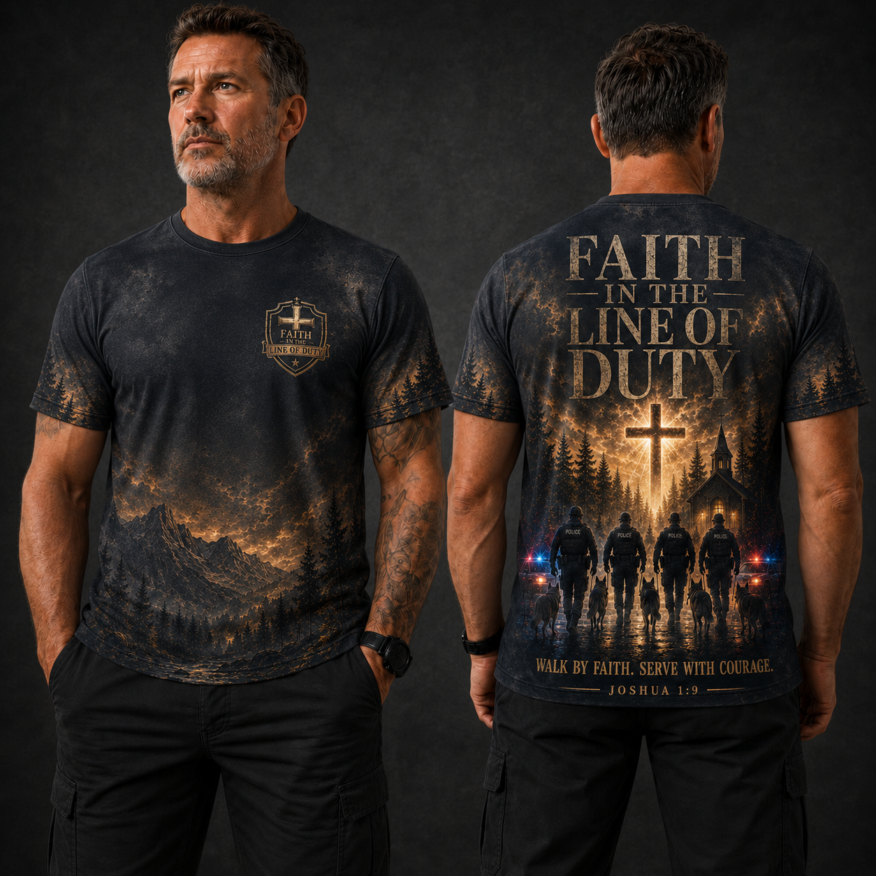 Faith In The Line Of Duty T-Shirt