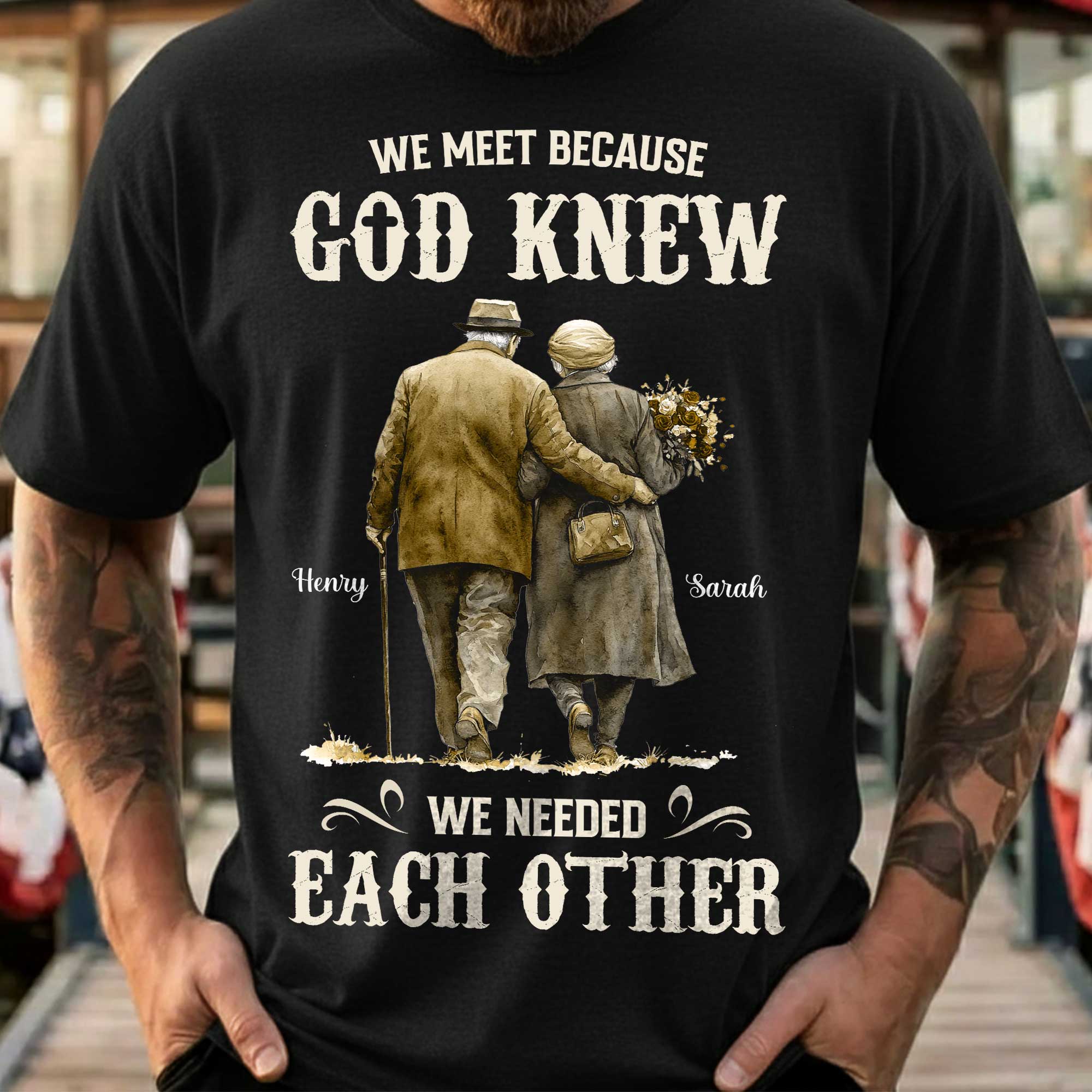 We Meet Because God Knew We Needed Each Other T-Shirt